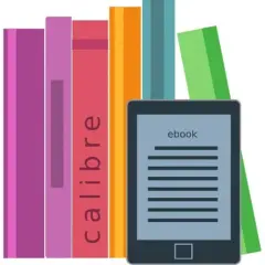 Une liseuse affiche "ebook" à côté de livres colorés, dont un avec "calibre". Le format epub, c'est quoi ? C'est le format de ces livres numériques.
