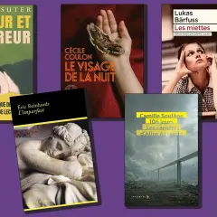 Cinq livres intrigants, dont "L'amour et la fureur" et "Le visage de la nuit", parfaits pour trouver le meilleur livre science-fiction récent.