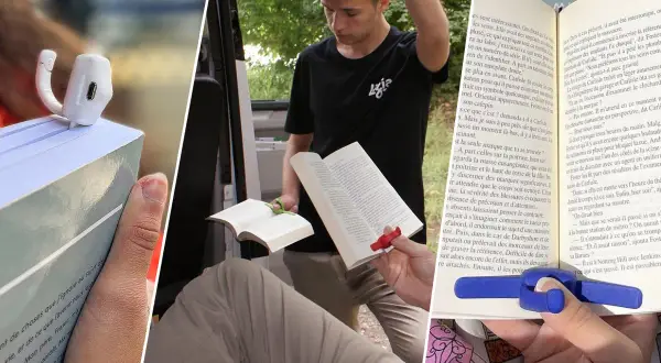 Comment lire un ebook : des accessoires pratiques pour tenir votre livre ouvert, que vous soyez en voiture ou à la maison.