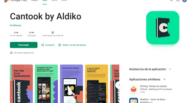 L'application ebook Cantook by Aldiko, pour les vrais amateurs de lecture, permet de lire et d'écouter des livres.