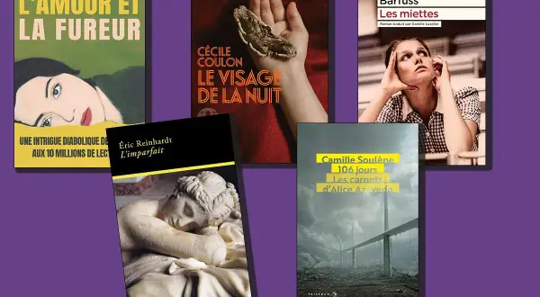 Cinq livres intrigants, dont "L'amour et la fureur" et "Le visage de la nuit", parfaits pour trouver le meilleur livre science-fiction récent.