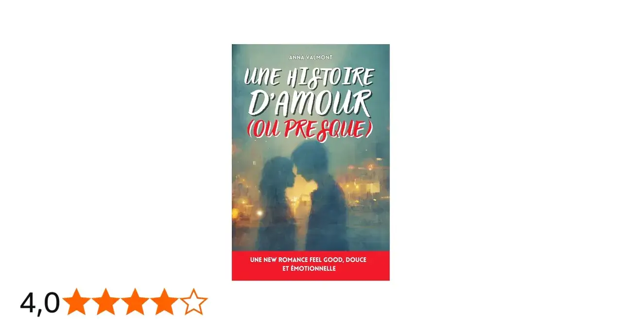 Couverture d'un roman d'amour moderne adulte, 