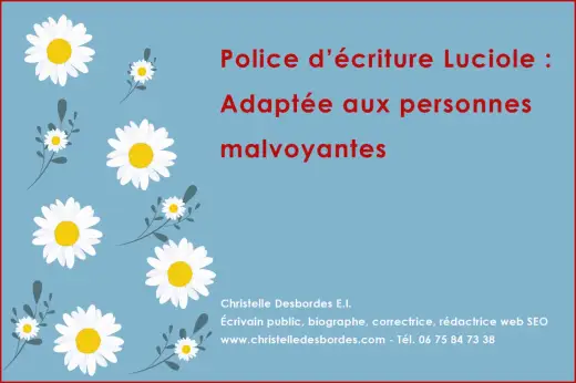 Quelle police d'écriture choisir - Lire sans fatigue